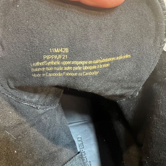 DESIGNER RUNWAY KARL LAGERFELD PARIS BLACK CRYSTAL PIPPA LEATHER COMBAT BOOT 11 - Picture 12 of 12